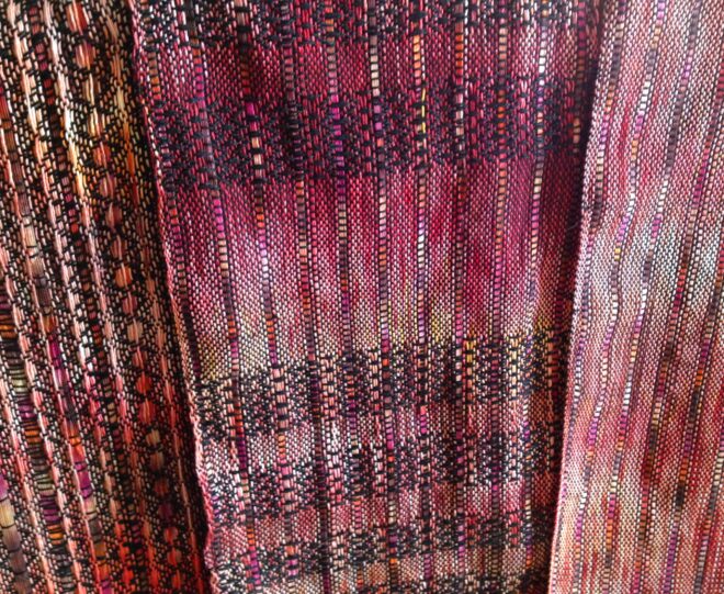 handwoven handpainted warps how to at slowyarn.com