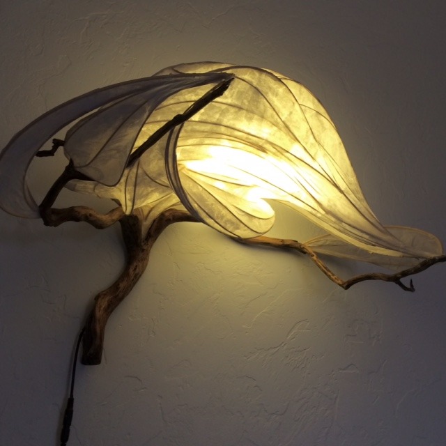 decorative and functional sculpture light