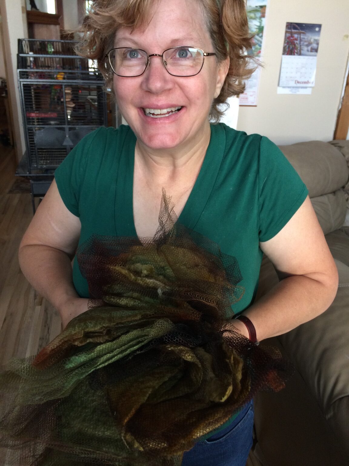 Merino Wool Dyed and Dried