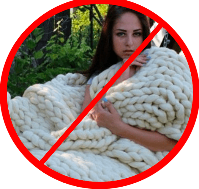 Product Review: Say “No” to the Super Chunky Arm Knitting Blanket